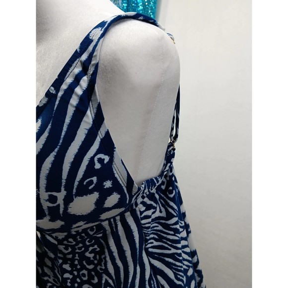 NWOT Beyond Control Swimwear Women's Tankini Deep Plunge Molded Cups Size 12 - Picture 4 of 11